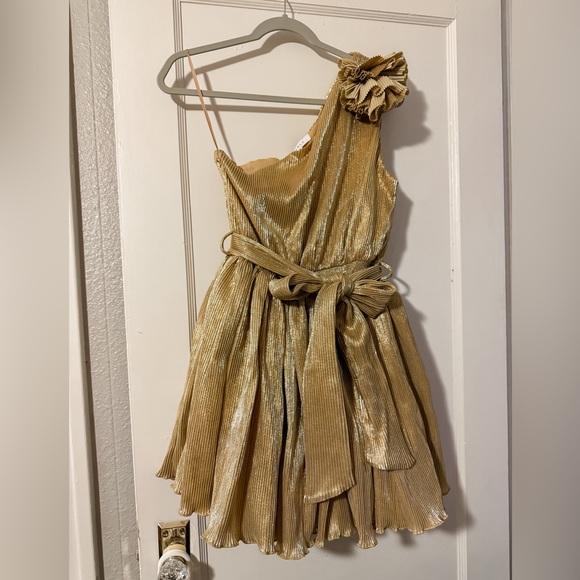 Red Dress Boutique Dresses & Skirts - Red Dress - Queen of Gems Gold Dress -size medium- sold out!!